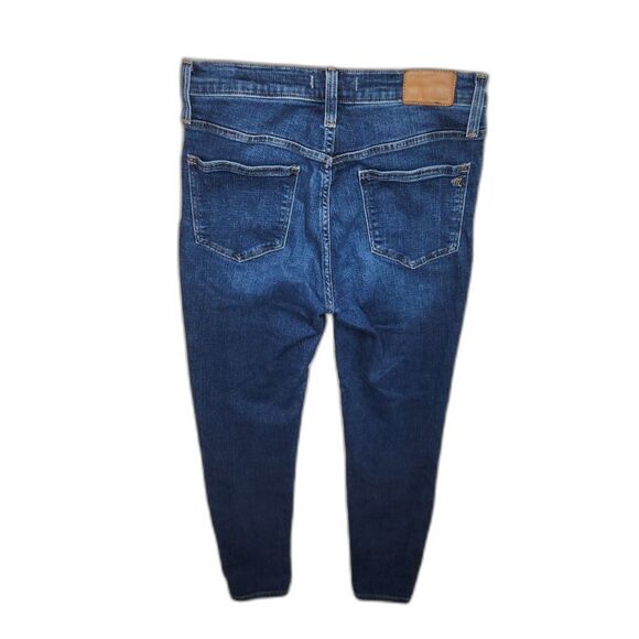 Madewell Blue 9" mid-rise Skinny Jeans, SIZE 28 style L9933 - Picture 6 of 7